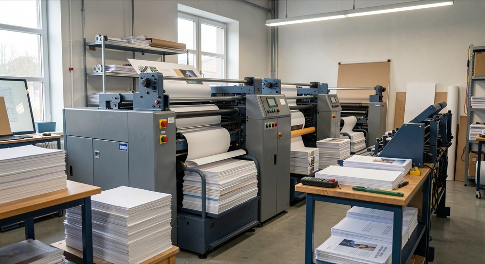 Technology & Equipment: a professional printroom scene